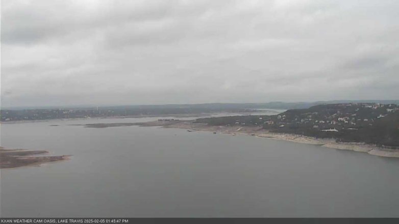 Lake Travis webcam, February 5, 2025 1:45 PM CT