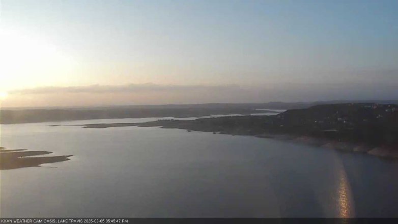 Lake Travis webcam, February 5, 2025 5:45 PM CT