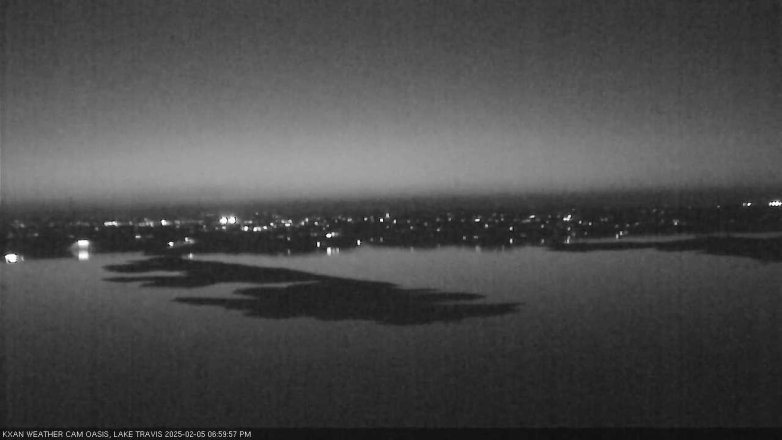 Lake Travis webcam, February 5, 2025 7:00 PM CT