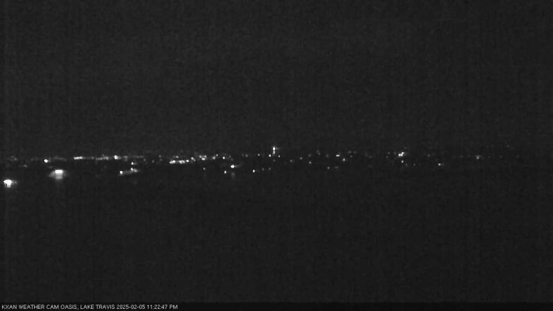 Lake Travis webcam, February 5, 2025 11:25 PM CT
