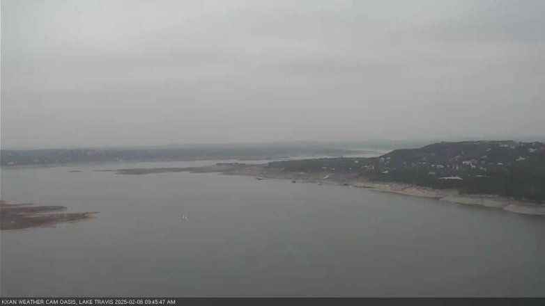 Lake Travis webcam, February 6, 2025 9:45 AM CT