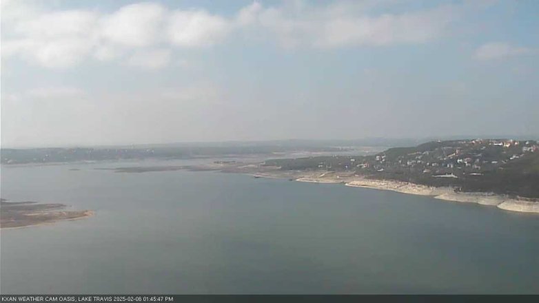 Lake Travis webcam, February 6, 2025 1:45 PM CT