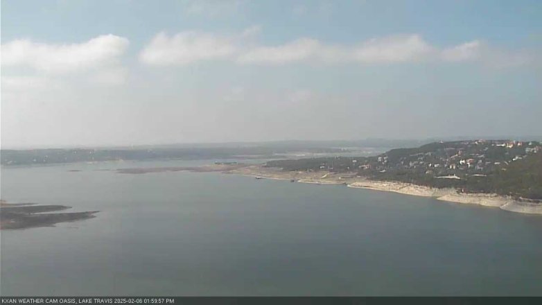 Lake Travis webcam, February 6, 2025 2:00 PM CT