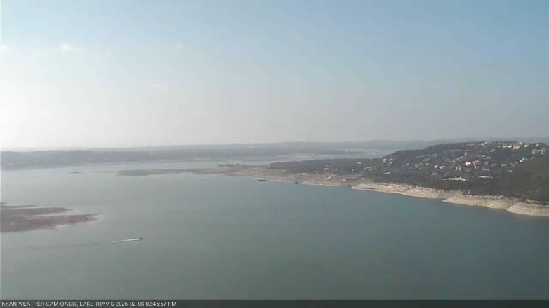 Lake Travis webcam, February 6, 2025 2:45 PM CT