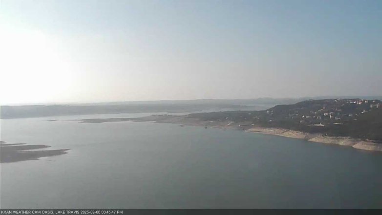 Lake Travis webcam, February 6, 2025 3:45 PM CT