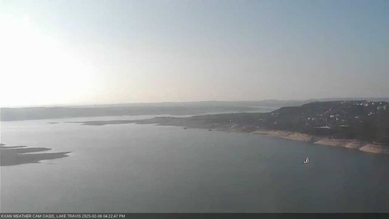 Lake Travis webcam, February 6, 2025 4:25 PM CT
