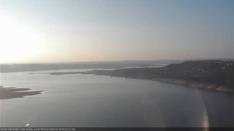 Lake Travis webcam, February 6, 2025 5:25 PM CT