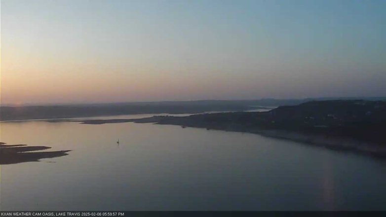 Lake Travis webcam, February 6, 2025 6:00 PM CT