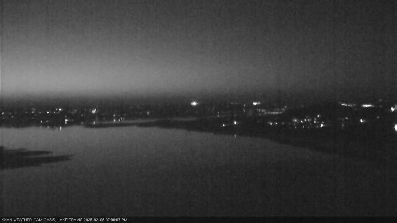 Lake Travis webcam, February 6, 2025 7:00 PM CT