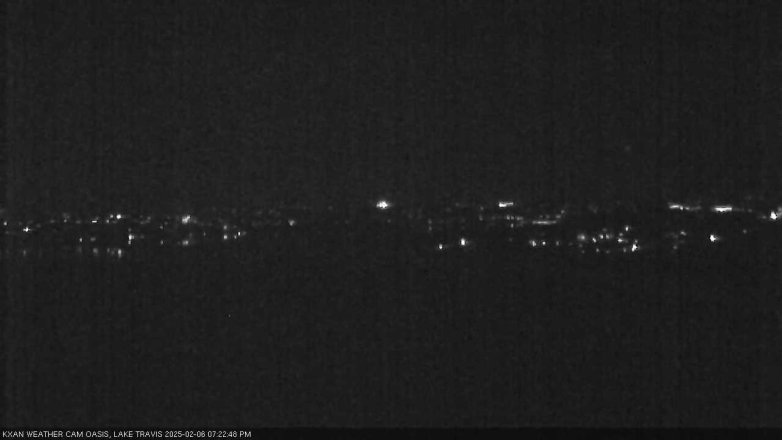 Lake Travis webcam, February 6, 2025 7:25 PM CT