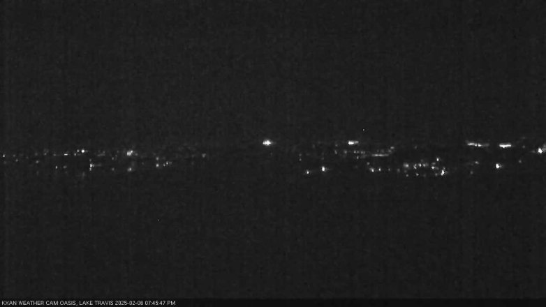 Lake Travis webcam, February 6, 2025 7:45 PM CT