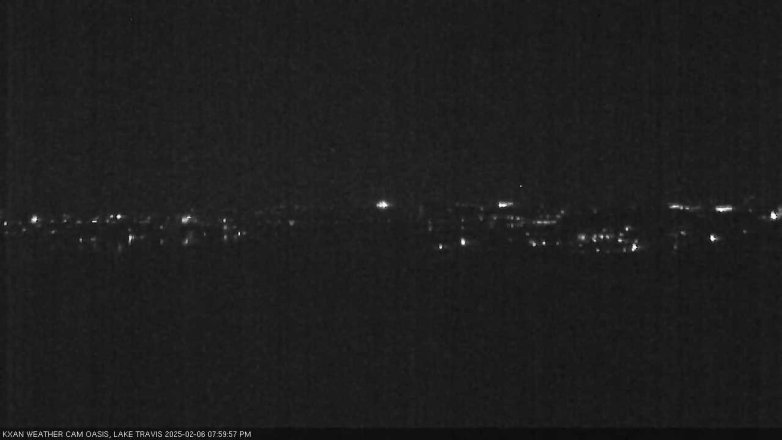 Lake Travis webcam, February 6, 2025 8:00 PM CT
