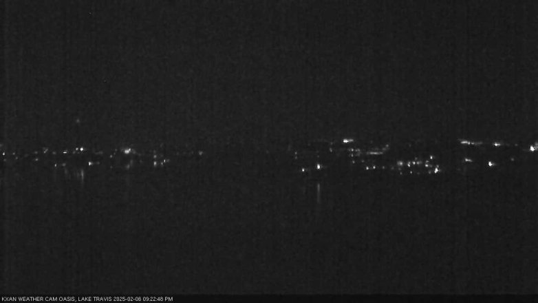 Lake Travis webcam, February 6, 2025 9:25 PM CT