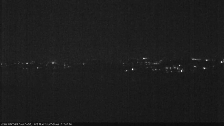 Lake Travis webcam, February 6, 2025 10:25 PM CT