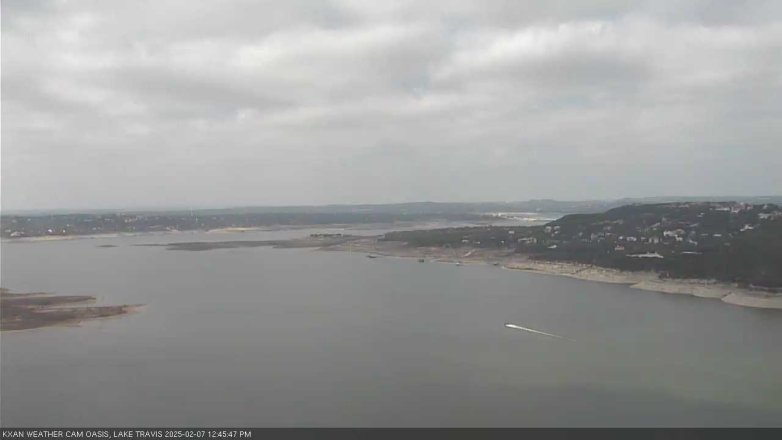 Lake Travis webcam, February 7, 2025 12:45 PM CT