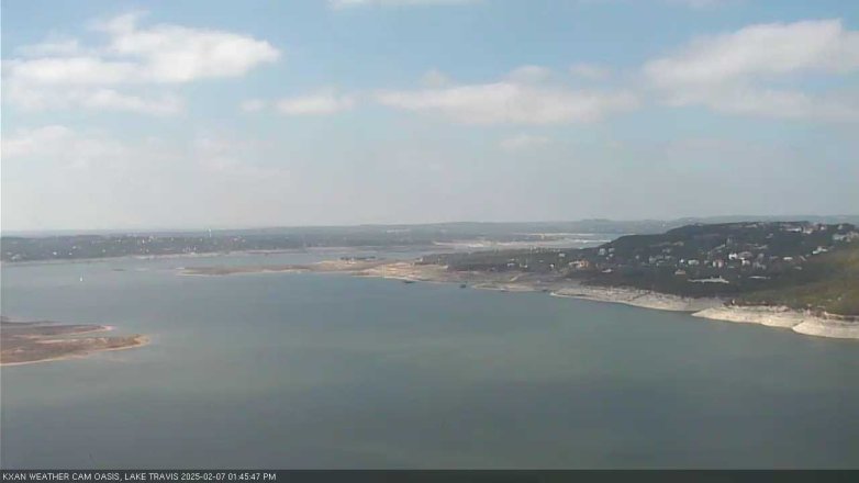 Lake Travis webcam, February 7, 2025 1:45 PM CT