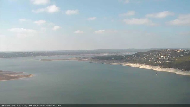 Lake Travis webcam, February 7, 2025 2:00 PM CT