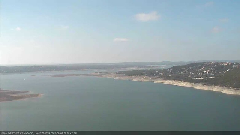 Lake Travis webcam, February 7, 2025 2:25 PM CT