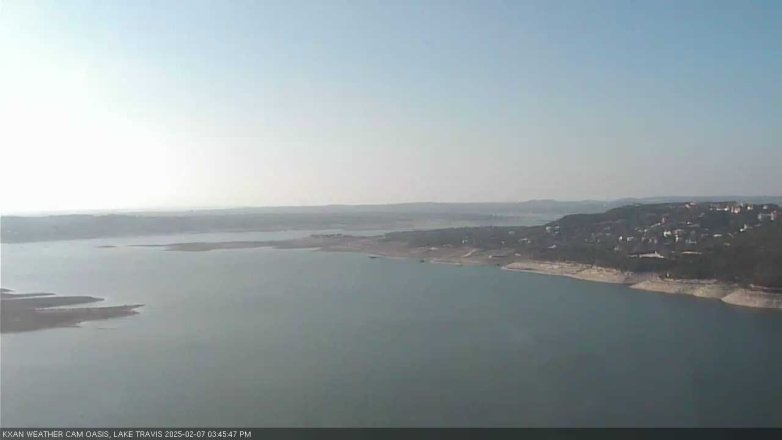 Lake Travis webcam, February 7, 2025 3:45 PM CT