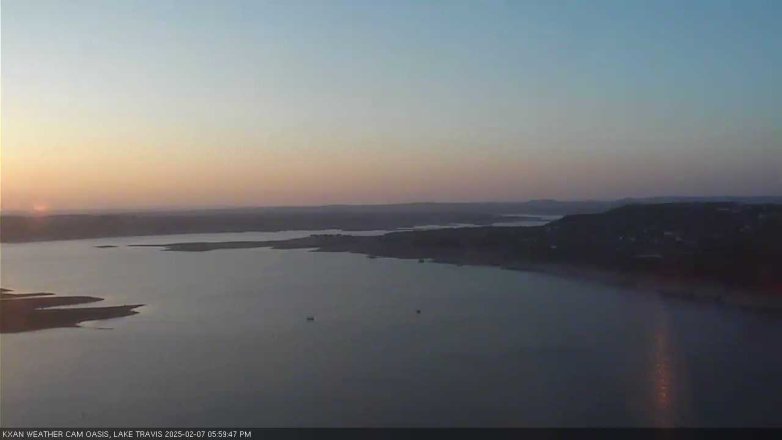 Lake Travis webcam, February 7, 2025 6:00 PM CT