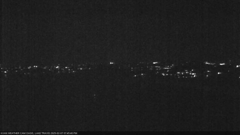 Lake Travis webcam, February 7, 2025 7:45 PM CT