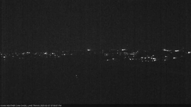 Lake Travis webcam, February 7, 2025 8:00 PM CT