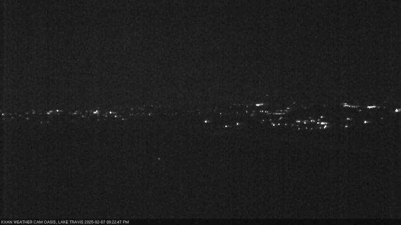 Lake Travis webcam, February 7, 2025 8:25 PM CT