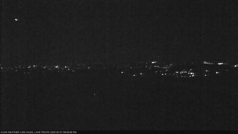 Lake Travis webcam, February 7, 2025 8:45 PM CT