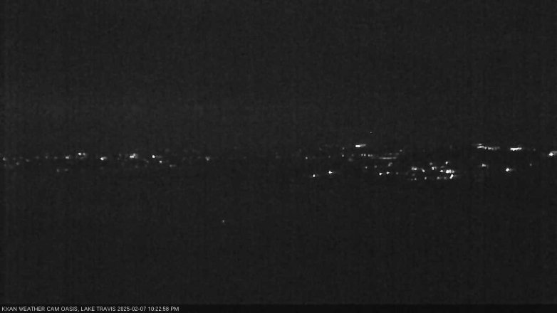Lake Travis webcam, February 7, 2025 10:25 PM CT