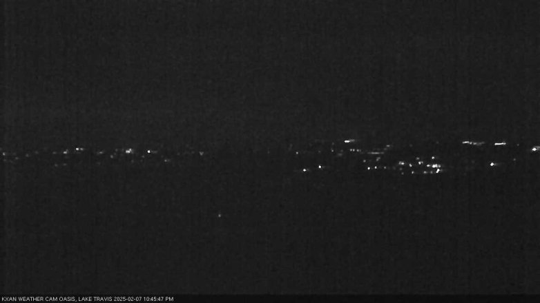 Lake Travis webcam, February 7, 2025 10:45 PM CT