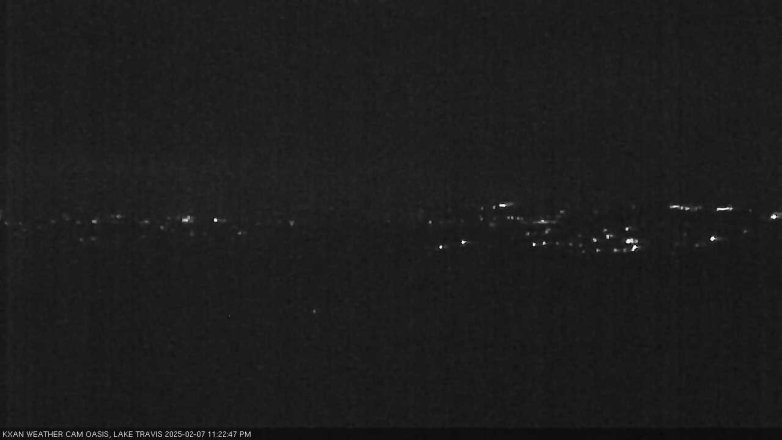 Lake Travis webcam, February 7, 2025 11:25 PM CT