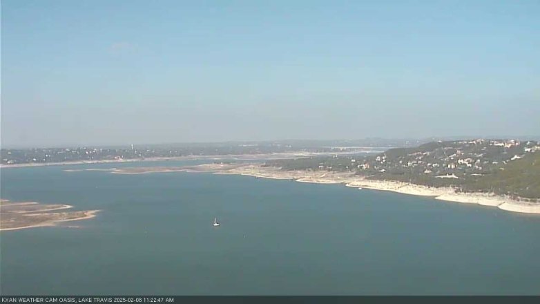 Lake Travis webcam, February 8, 2025 11:25 AM CT