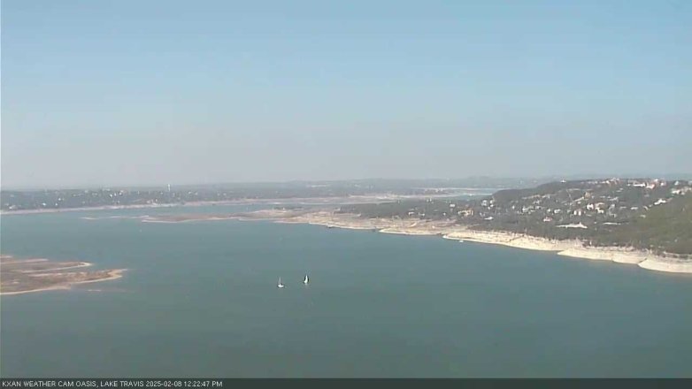 Lake Travis webcam, February 8, 2025 12:25 PM CT