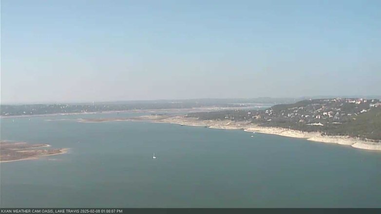 Lake Travis webcam, February 8, 2025 1:00 PM CT