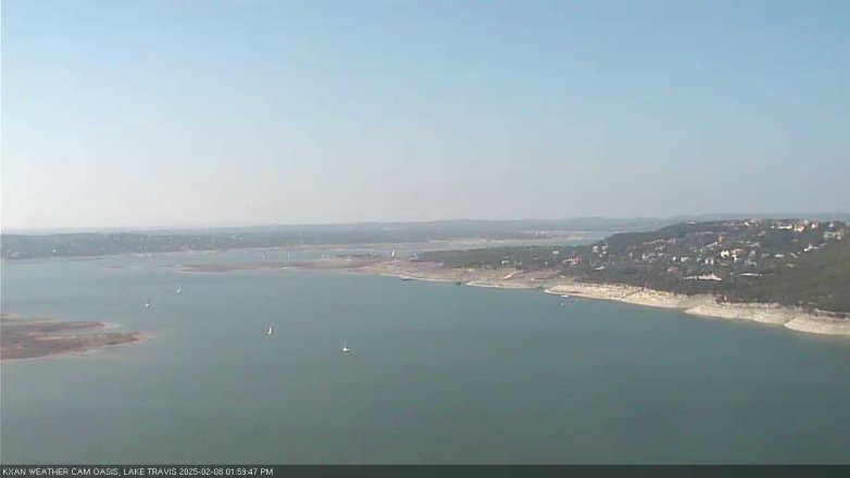 Lake Travis webcam, February 8, 2025 2:00 PM CT