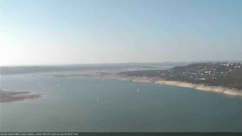 Lake Travis webcam, February 8, 2025 2:45 PM CT