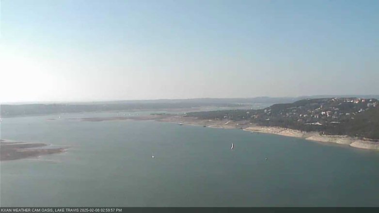 Lake Travis webcam, February 8, 2025 3:00 PM CT