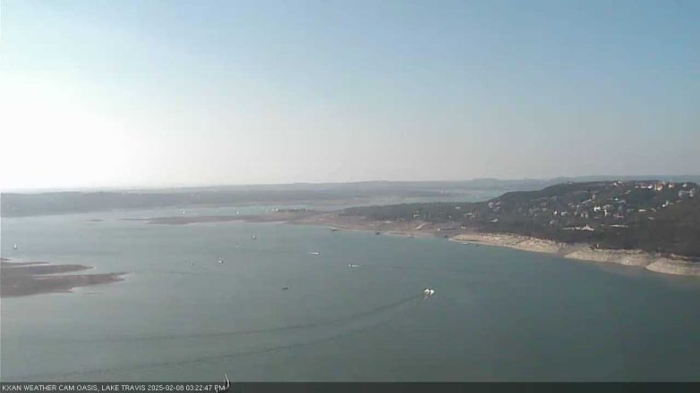 Lake Travis webcam, February 8, 2025 3:25 PM CT