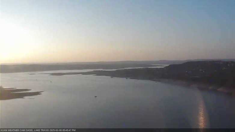 Lake Travis webcam, February 8, 2025 5:45 PM CT