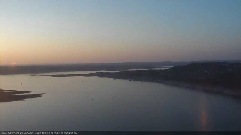 Lake Travis webcam, February 8, 2025 6:00 PM CT