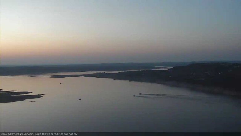 Lake Travis webcam, February 8, 2025 6:25 PM CT