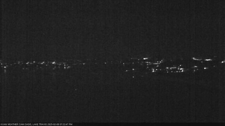 Lake Travis webcam, February 8, 2025 7:25 PM CT