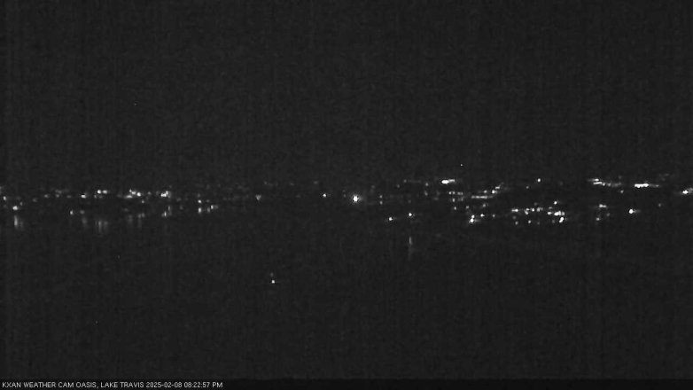 Lake Travis webcam, February 8, 2025 8:25 PM CT