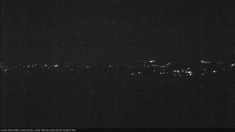 Lake Travis webcam, February 8, 2025 10:45 PM CT