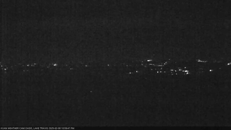 Lake Travis webcam, February 8, 2025 11:00 PM CT