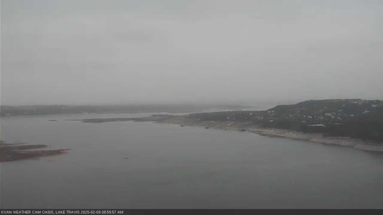 Lake Travis webcam, February 9, 2025 9:00 AM CT