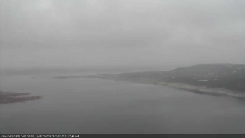 Lake Travis webcam, February 9, 2025 11:25 AM CT