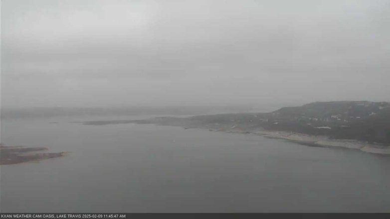 Lake Travis webcam, February 9, 2025 11:45 AM CT