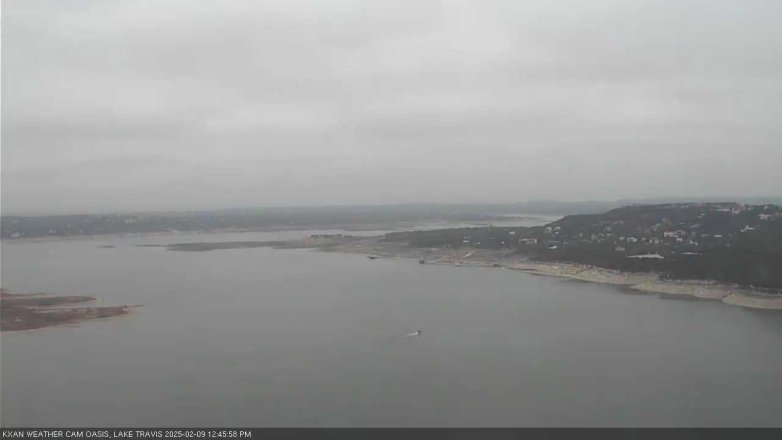 Lake Travis webcam, February 9, 2025 12:45 PM CT