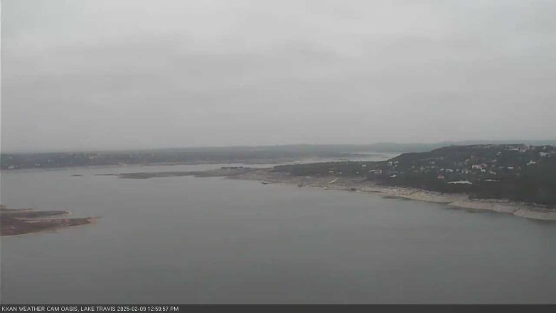 Lake Travis webcam, February 9, 2025 1:00 PM CT